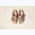Papuci BIRKENSTOCK Arizona Shearling SL Regular taupe 12