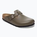 PapuciBIRKENSTOCK Boston NL Regular smooth leather concrete gray