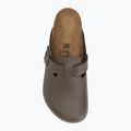 PapuciBIRKENSTOCK Boston NL Regular smooth leather concrete gray 5