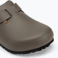 PapuciBIRKENSTOCK Boston NL Regular smooth leather concrete gray 7