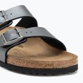 Papuci BIRKENSTOCK Arizona BF Narrow metallic black 7