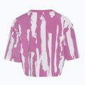 Tricou pentru femei adidas Thebe Magugu Allover Print Crop Tee semi pulse lilac/white 2