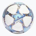 Minge de fotbal adidas UCL Training 23/24 white/silver metallic/bright cyan mărime 5 2