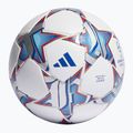 Minge de fotbal adidas UCL League 23/24 white/silver metallic/bright cyan mărime 5