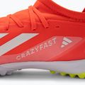 Încălțăminte de fotbal pentru bărbați  adidas X Crazyfast League TF solar red/cloud white/team solar yellow 8