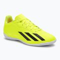 Încălțăminte de fotbal pentru copii adidas X Crazyfast Club IN team solar yellow/core black/cloud white