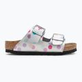 Papuci pentru copii  BIRKENSTOCK Arizona BF Narrow electric metallic dots silver 2