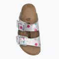 Papuci pentru copii  BIRKENSTOCK Arizona BF Narrow electric metallic dots silver 5