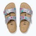 Papuci pentru copii  BIRKENSTOCK Arizona BF Narrow electric metallic dots silver 3