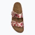 Papuci pentru copii BIRKENSTOCK Arizona Birko-Flor Narrow electric metallic copper hearts 5