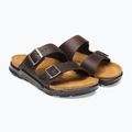 Șlapi pentru bărbați BIRKENSTOCK Arizona Crosstown Oiled Leather Regular habana/black 3