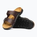 Șlapi pentru bărbați BIRKENSTOCK Arizona Crosstown Oiled Leather Regular habana/black 5