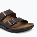 Șlapi pentru bărbați BIRKENSTOCK Arizona Crosstown Oiled Leather Regular habana/black 7