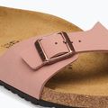 Papuci de damă BIRKENSTOCK Madrid Birkibuc Narrow roz lut 6