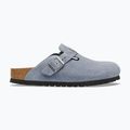 Șlapi BIRKENSTOCK Boston Suede Leather stone blue 2