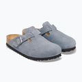 Șlapi BIRKENSTOCK Boston Suede Leather stone blue 3