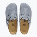 Șlapi BIRKENSTOCK Boston Suede Leather stone blue 4