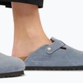 Șlapi BIRKENSTOCK Boston Suede Leather stone blue 7