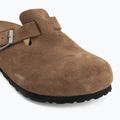 Șlapi BIRKENSTOCK Boston Suede Leather dark tea 7