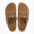 Șlapi BIRKENSTOCK Boston Suede Leather dark tea 4
