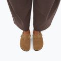 Șlapi BIRKENSTOCK Boston Suede Leather dark tea 7