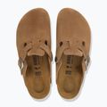 Șlapi BIRKENSTOCK Boston Suede Leather dark tea 4