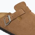 Șlapi BIRKENSTOCK Boston Suede Leather dark tea 6