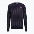 Bluză pentru bărbați FILA Lobito Pinstriped Crew black iris/two color stiped 5