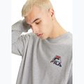 Bluză pentru bărbați FILA Lahti Crew light grey melange 4