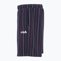 Pantaloni scurți pentru bărbați FILA Lobito Pinstriped black iris/two color stiped 7