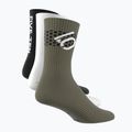 Șosete adidas FIVE TEN Cushioned Crew Sock 3 pary olive strata/white/black 3