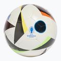 Minge de fotbal adidas Fussballliebe Training Sala Euro 2024 white/black/glow blue mărimea  4