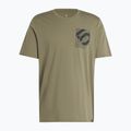 Tricou de ciclism pentru bărbați adidas FIVE TEN Brand Of The Brave Tee olive strata 7