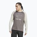 Longsleeve de ciclism pentru bărbați adidas FIVE TEN Long Sleeve Jersey charcoal/putty grey 3