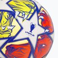 Minge de fotbal adidas UCL Competition 23/24 white/glow blue/flash orange rozmiar 4 3