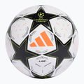 Minge de fotbal adidas UCL Finale League Box 24/25 white/black/platinum metallic/team solar yellow mărime 4 2