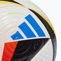 Minge de fotbal adidas Ekstraklasa Pro white/black/glow blue mărime 5 3