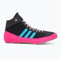 Încălțăminte de box adidas HVC Core Black/Signal Cyan/Yellow 2