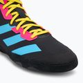 Încălțăminte de box adidas Adizero black/signal cyan/shock pink 7