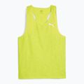 Tricou top de alergat pentru bărbați PUMA Run Ultraspun Singlet green