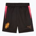 Pantaloni scurți de fotbal pentru copii PUMA Neymar Jr puma black/sunset glow