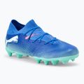 Încălțăminte de fotbal pentru copii PUMA Future 7 Match FG/AG Jr bluemazing/puma white/electric peppermint