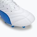 Încălțăminte de fotbal pentru bărbați  PUMA King Pro FG/AG puma white/bluemazing/flat light grey/sunset glow 7