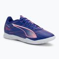 Ghete de fotbal PUMA Ultra 5 Play IT lapis lazuli/puma alb/sunset glow