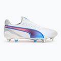 Încălțăminte de fotbal pentru bărbați  PUMA King Ultimate MxSG puma white/bluemazing/flat light grey/sunset glow 2