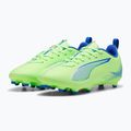 PUMA Ultra 5 Play FG/AG Jr fizzy apple/puma alb ghete de fotbal pentru copii 10