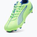 PUMA Ultra 5 Play FG/AG Jr fizzy apple/puma alb ghete de fotbal pentru copii 11
