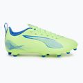 PUMA Ultra 5 Play FG/AG Jr fizzy apple/puma alb ghete de fotbal pentru copii 2