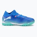 Încălțăminte de fotbal pentru copii PUMA Future 7 Match TT + Mid Jr bluemazing/puma white/electric peppermint 2