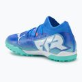 Încălțăminte de fotbal pentru copii PUMA Future 7 Match TT + Mid Jr bluemazing/puma white/electric peppermint 3